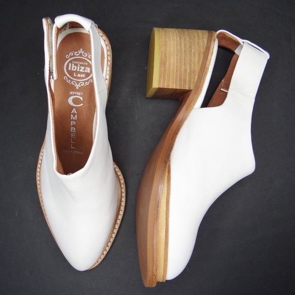 RARE Jeffrey Campbell Ibiza Hildalgo Slingback Heels Size 7 - Picture 5 of 9